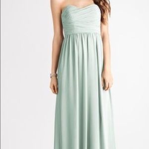 Mint bridesmaid gown